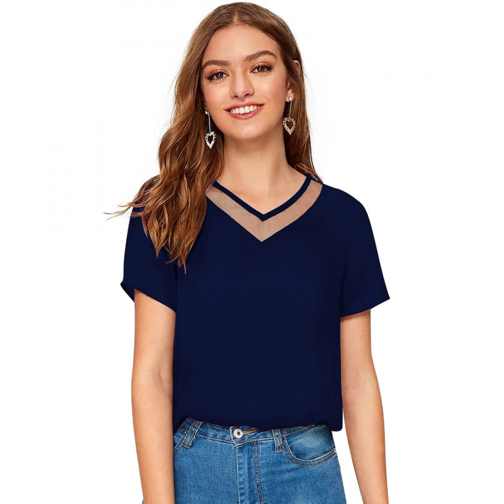 VASTRAA  Blue T-Shirt – Everyday Comfort