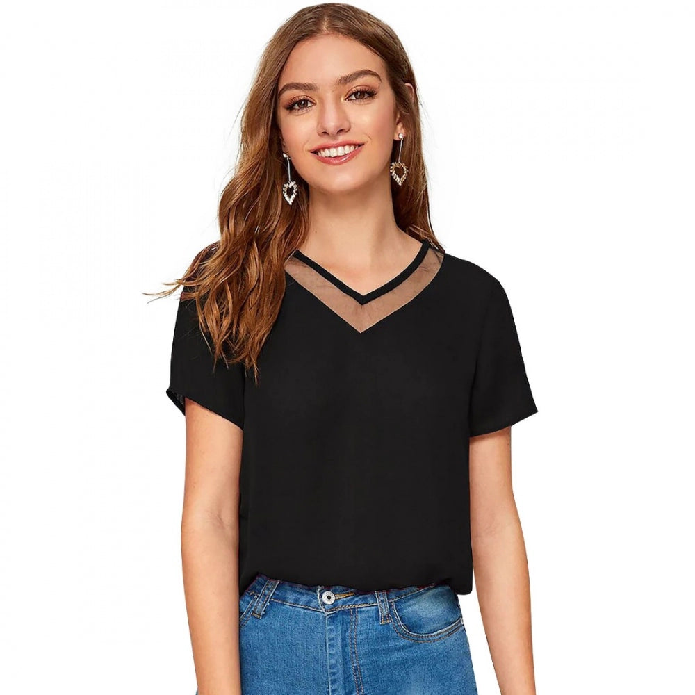 VASTRAA Black T-Shirt – Everyday Comfort
