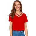 VASTRAA  Red T-Shirt – Everyday Comfort