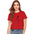 VASTRAA Red Cotton T-Shirt – Casual Fit