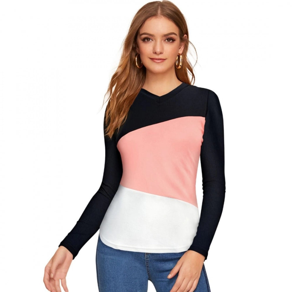 VASTRAA Peach T-Shirt – Stretch Comfort Fit