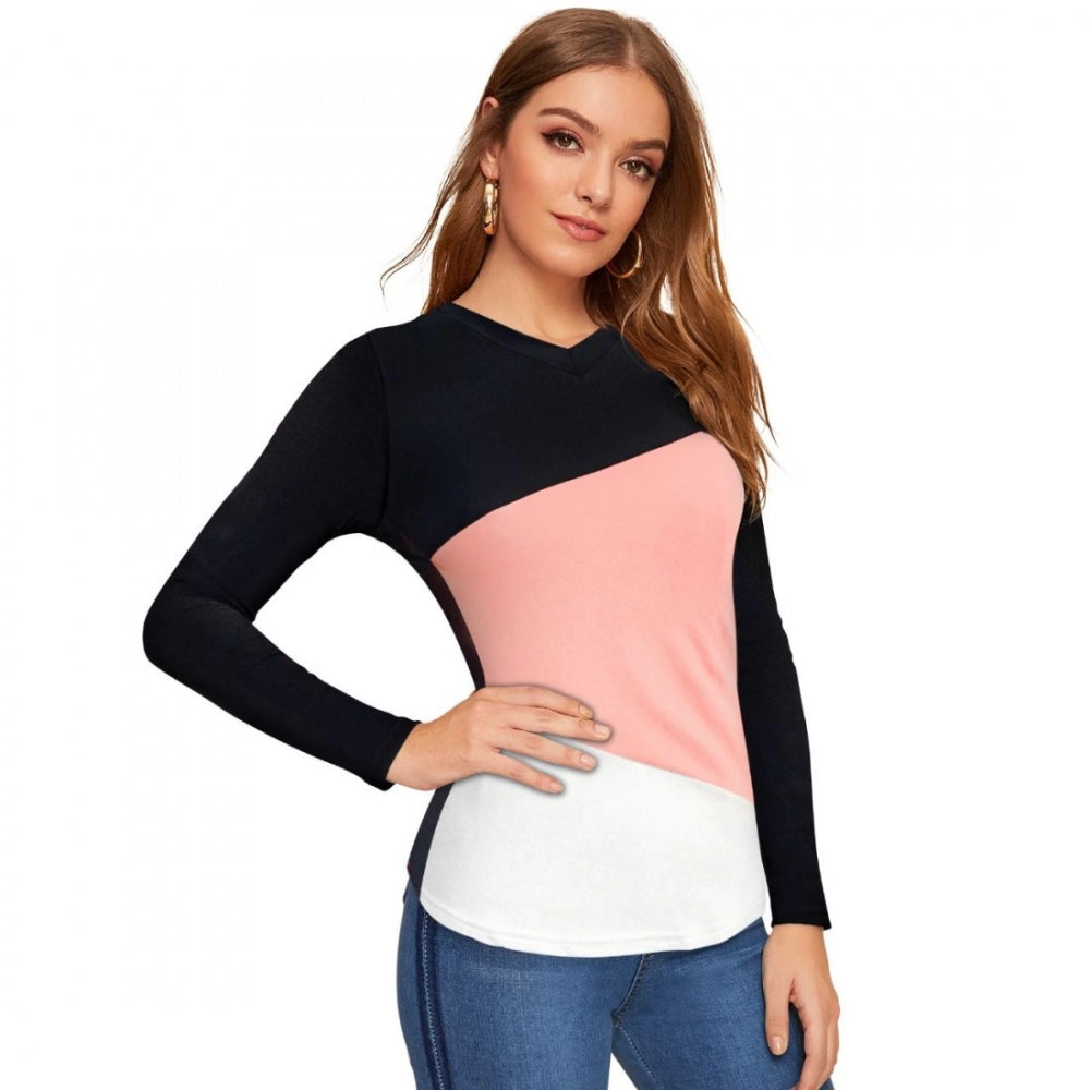 VASTRAA Peach T-Shirt – Stretch Comfort Fit