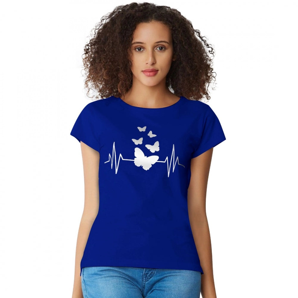 VASTRAA Royal Blue T-Shirt – Cotton | Stylish Everyday Wear