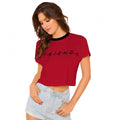 VASTRAA  Red Cotton T-Shirt – Casual Fit