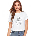 VASTRAA  White Cotton T-Shirt – Everyday Comfort