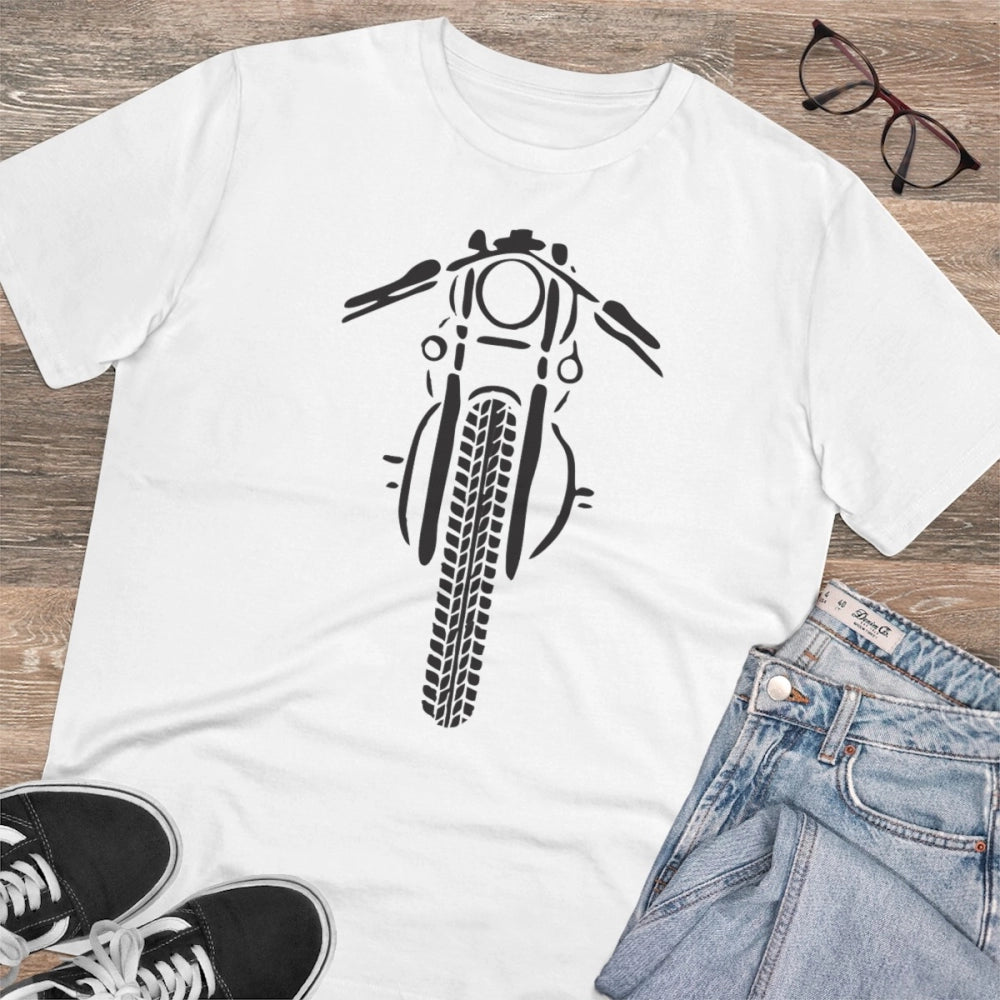 VASTRAA Men’s PC Cotton “Bike Ride Design” Printed T-Shirt