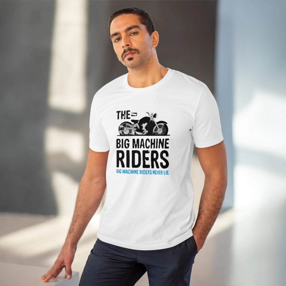 VASTRAA Men’s PC Cotton “Bike Ride Design” Printed T-Shirt