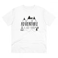 VASTRAA Men’s “Adventure Is Out There” Printed Cotton-Blend Round Neck T-Shirt