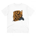 VASTRAA Men’s “Born to Ride” Printed Cotton-Blend Round Neck T-Shirt –