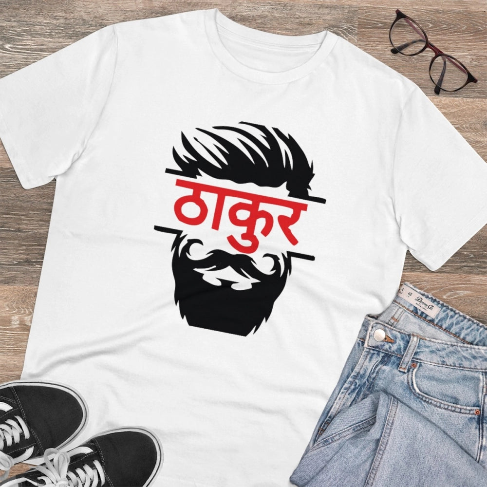 VASTRAA Men’s PC Cotton “Thakur” Printed T-Shirt