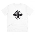 VASTRAA Men’s Telugu Design Printed Cotton-Blend Round Neck T-Shirt