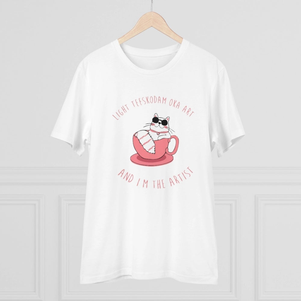 VASTRAA Men’s PC Cotton “I’m the Artist” Printed T-Shirt