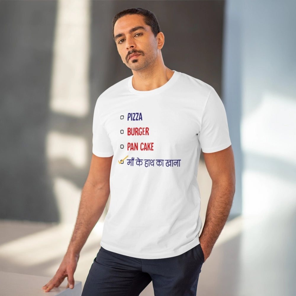 VASTRAA Men’s PC Cotton “Pizza Burger Pancake Maa Ke Hath Ka Khana”