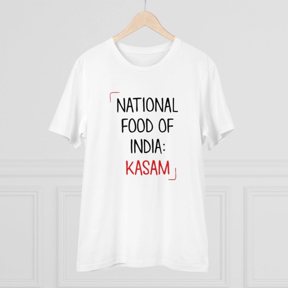 VASTRAA Men’s PC Cotton “India Kasam” Printed T-Shirt