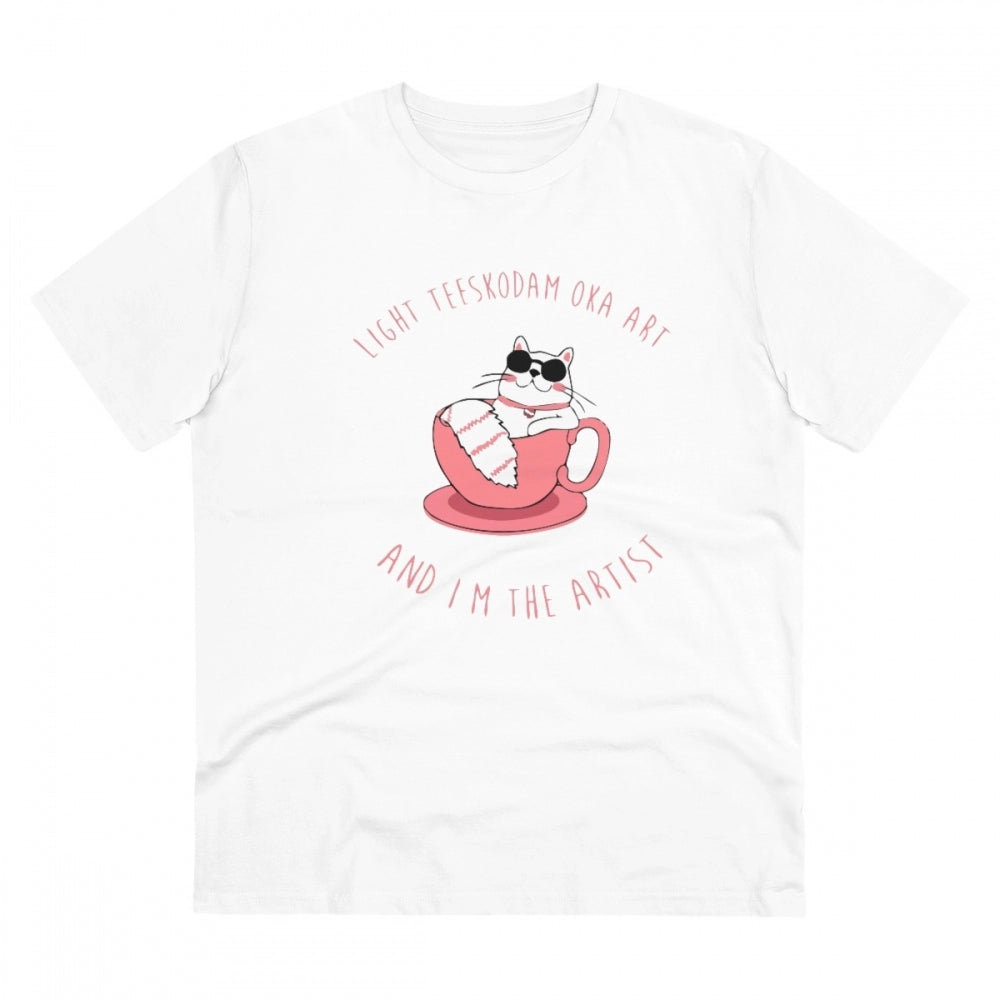 VASTRAA Men’s PC Cotton “I’m the Artist” Printed T-Shirt