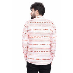 Men's Cotton Blended Printed Full Sleeve Shortkurta