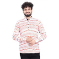 Men's Cotton Blended Printed Full Sleeve Shortkurta