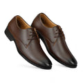 VASTRAA Brown Formal Shoes – Faux Leather | Sleek Office Style