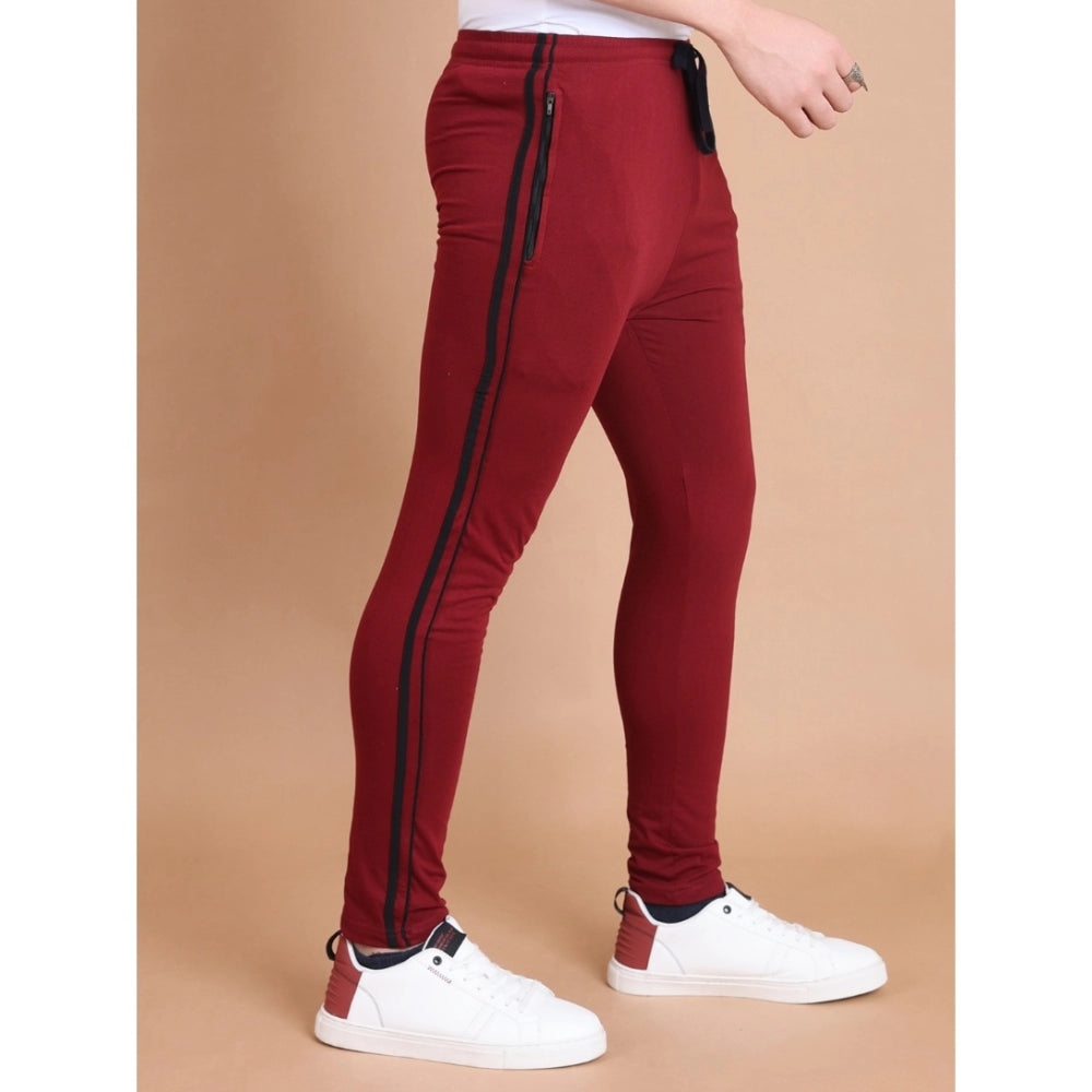 VASTRAA Men’s Cotton Striped Track Pants