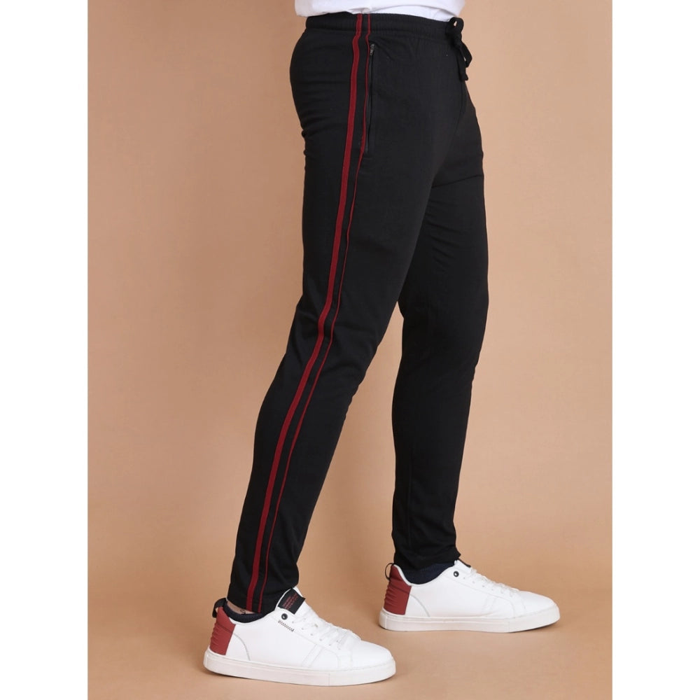 VASTRAA Men’s Cotton Striped Track Pants