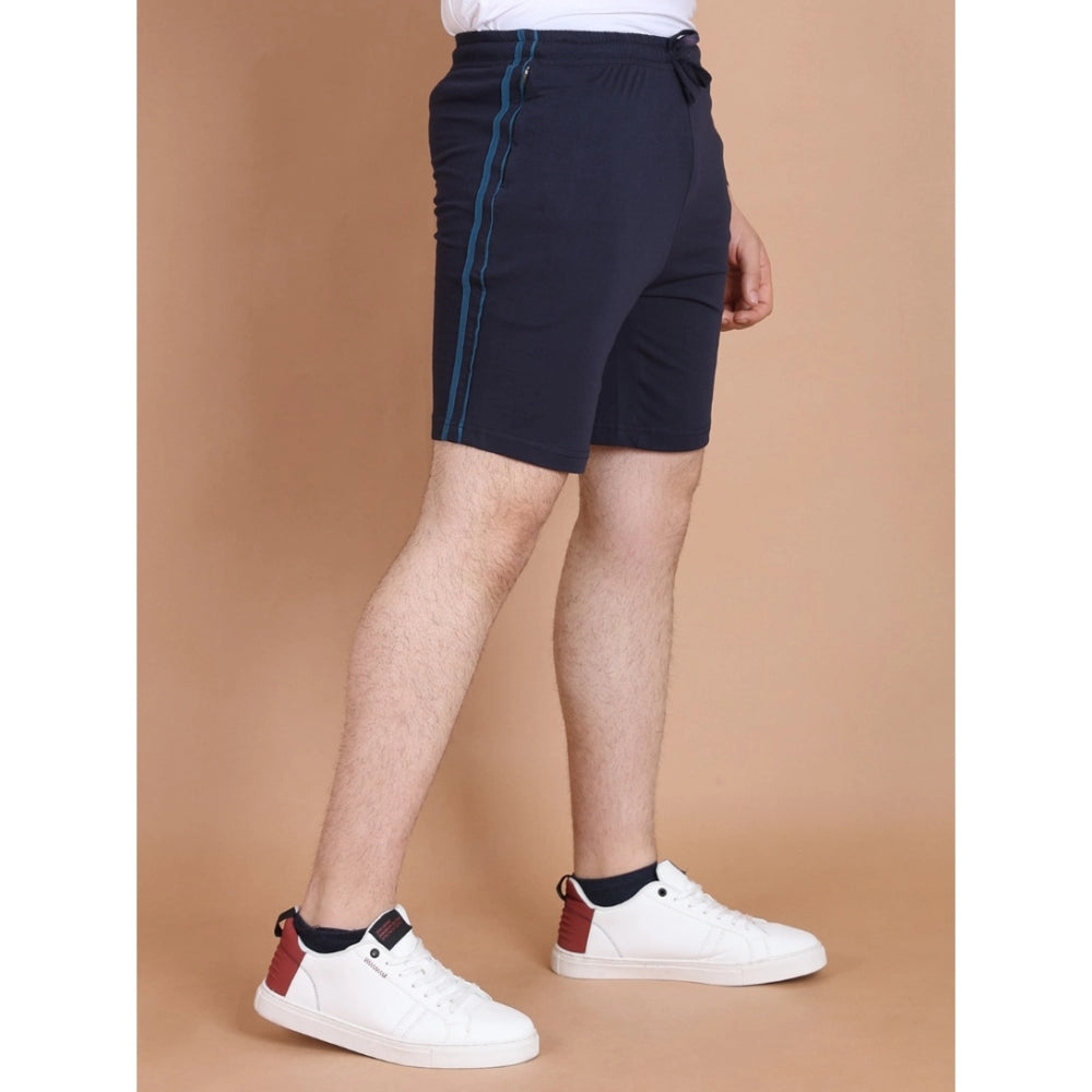 VASTRAA Men’s Cotton Striped Shorts