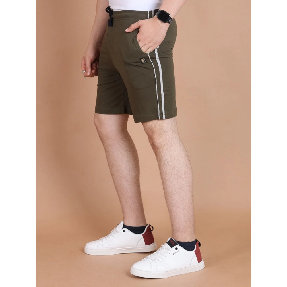 VASTRAA Men’s Cotton Striped Shorts