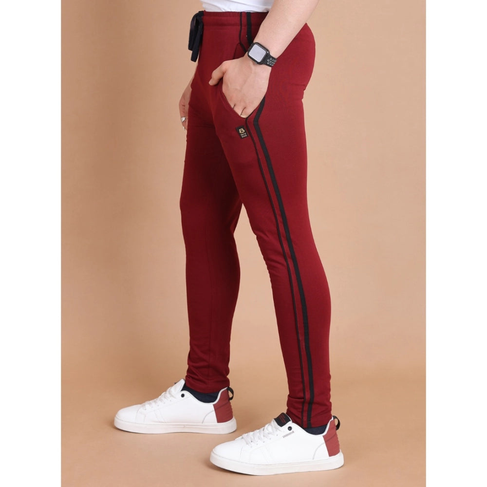 VASTRAA Men’s Cotton Striped Track Pants