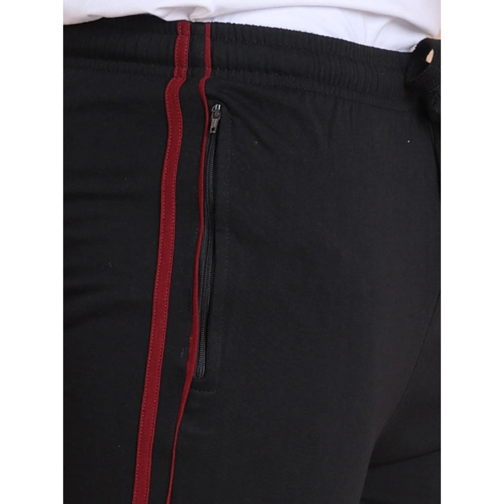 VASTRAA Men’s Cotton Striped Track Pants