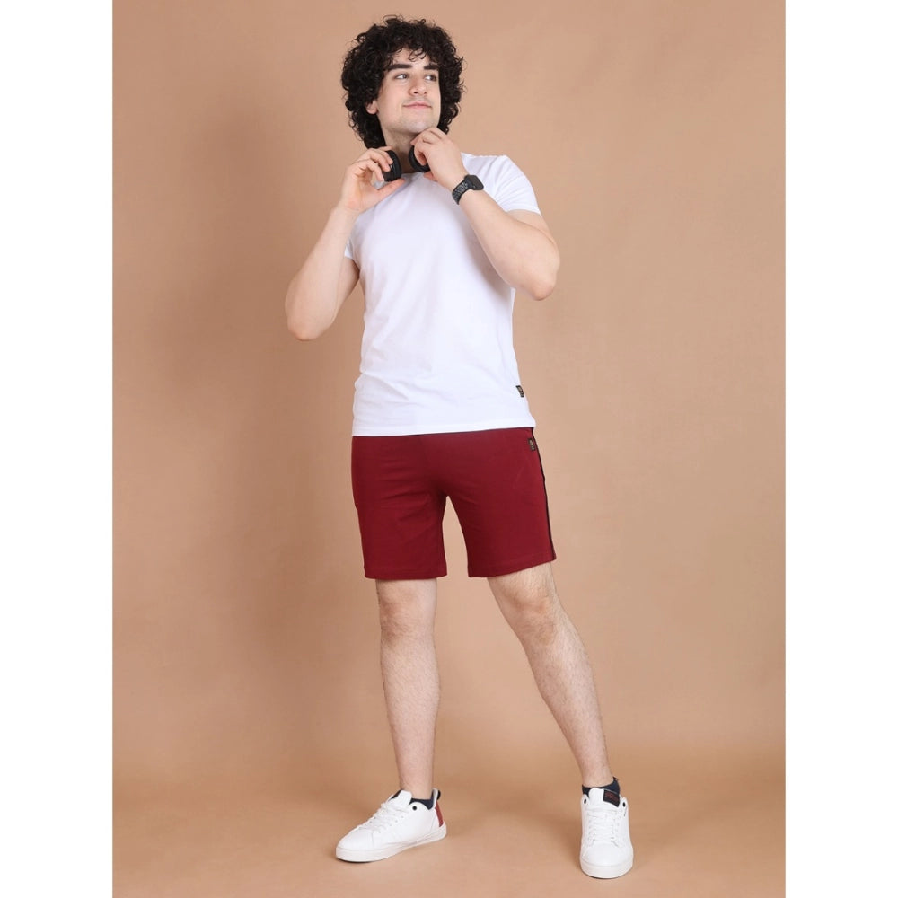VASTRAA Men’s Cotton Striped Shorts