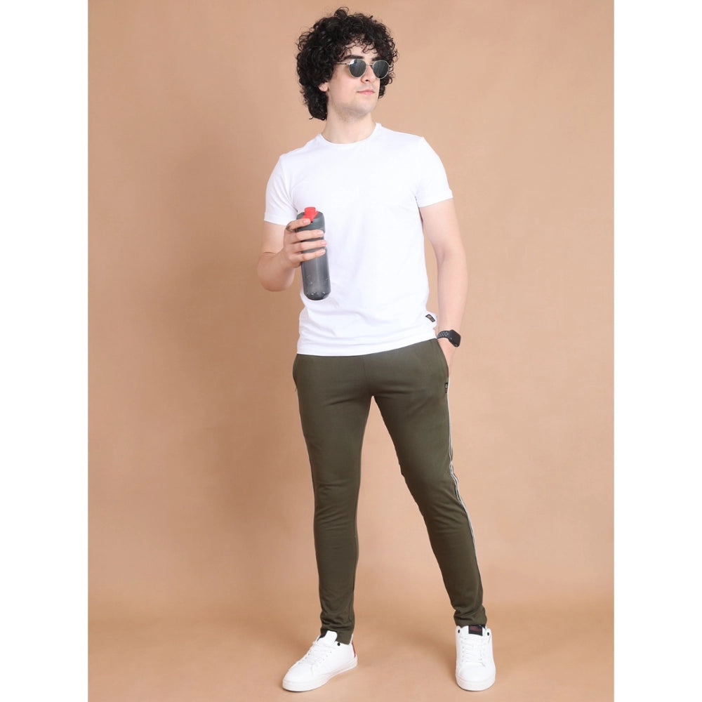 VASTRAA Men’s Cotton Striped Track Pants