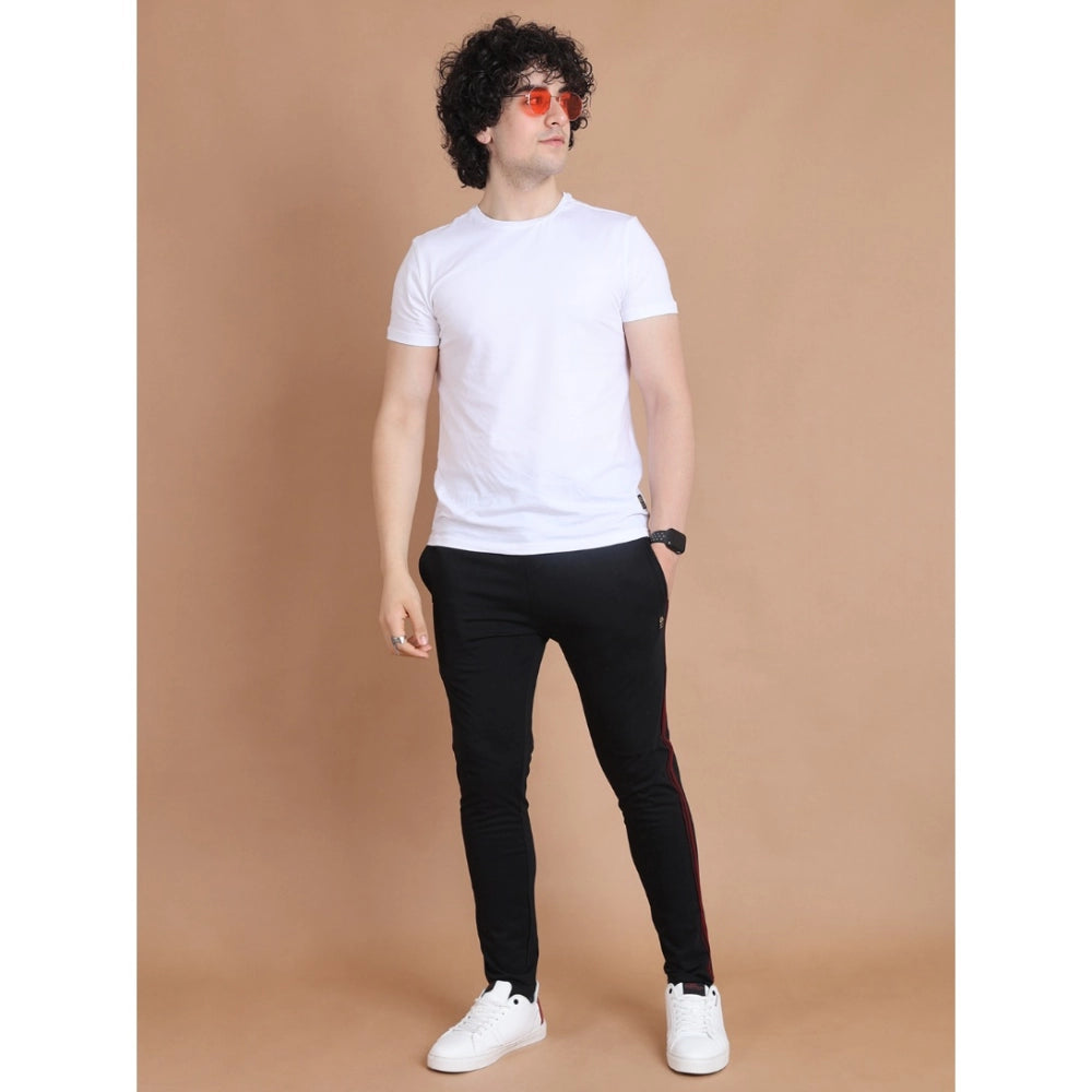 VASTRAA Men’s Cotton Striped Track Pants
