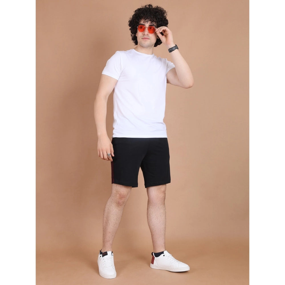 VASTRAA Men’s Cotton Striped Shorts