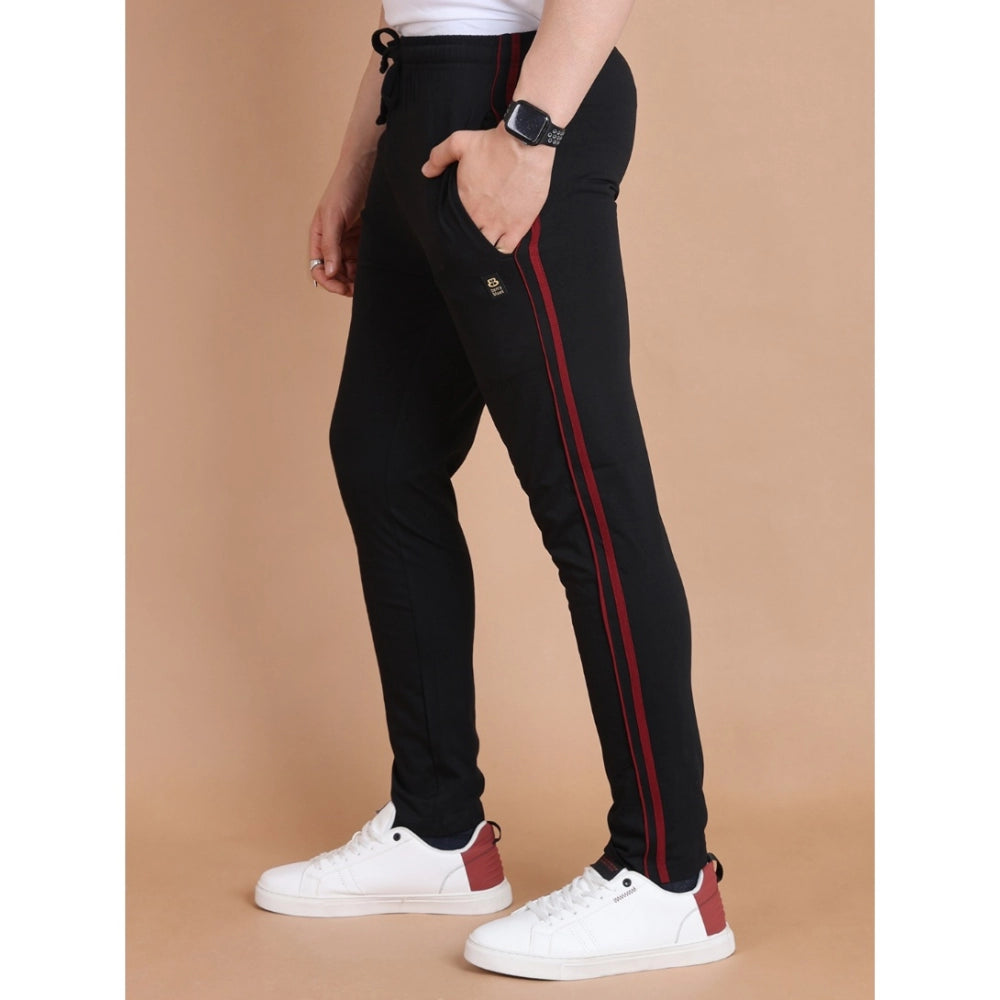 VASTRAA Men’s Cotton Striped Track Pants