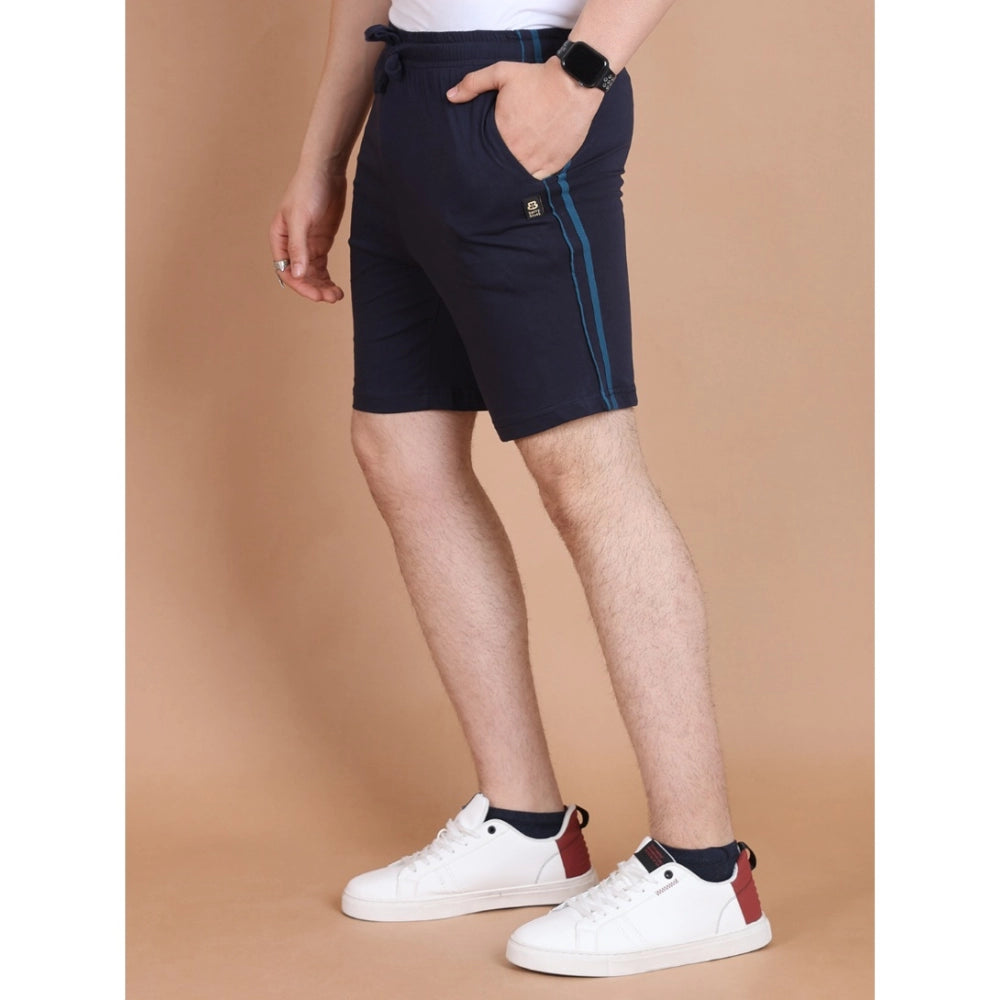 VASTRAA Men’s Cotton Striped Shorts