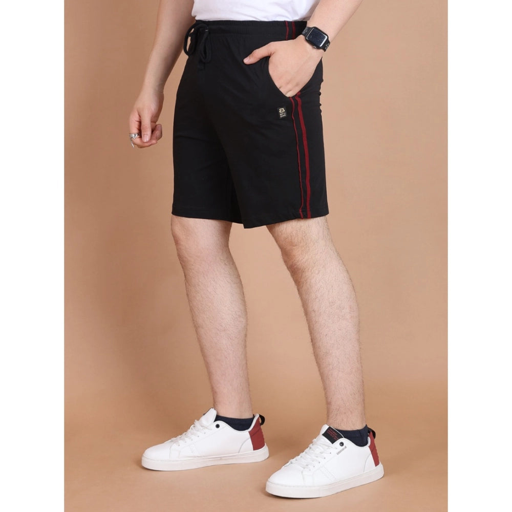 VASTRAA Men’s Cotton Striped Shorts