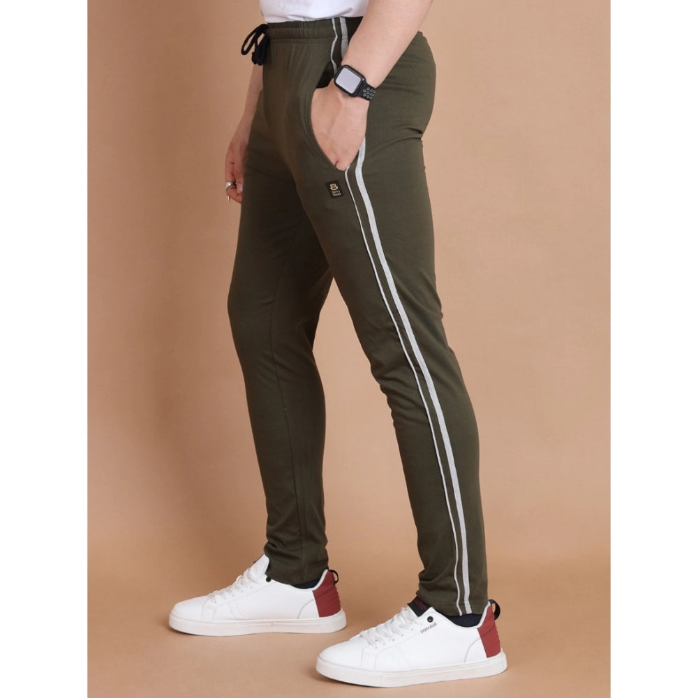VASTRAA Men’s Cotton Striped Track Pants