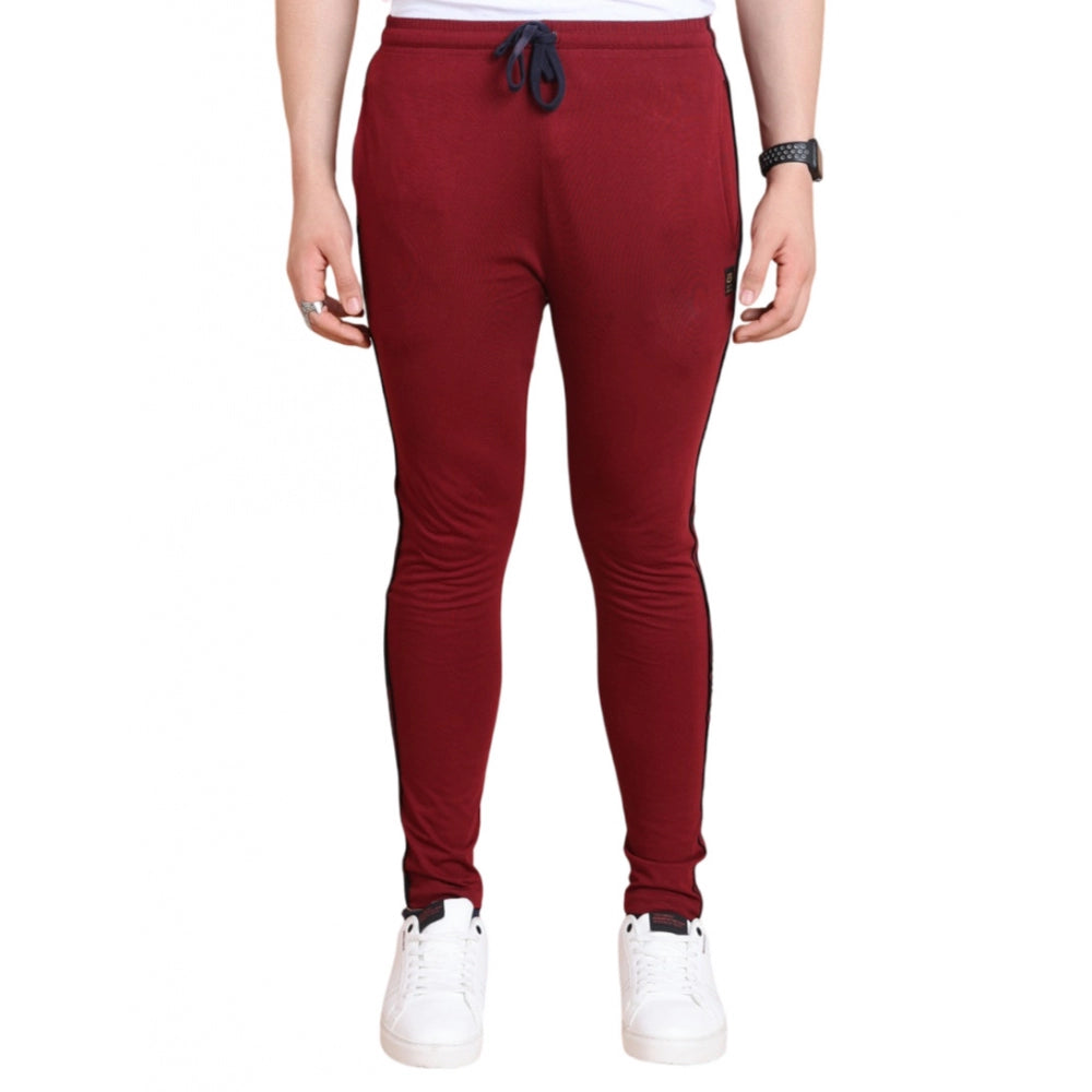 VASTRAA Men’s Cotton Striped Track Pants