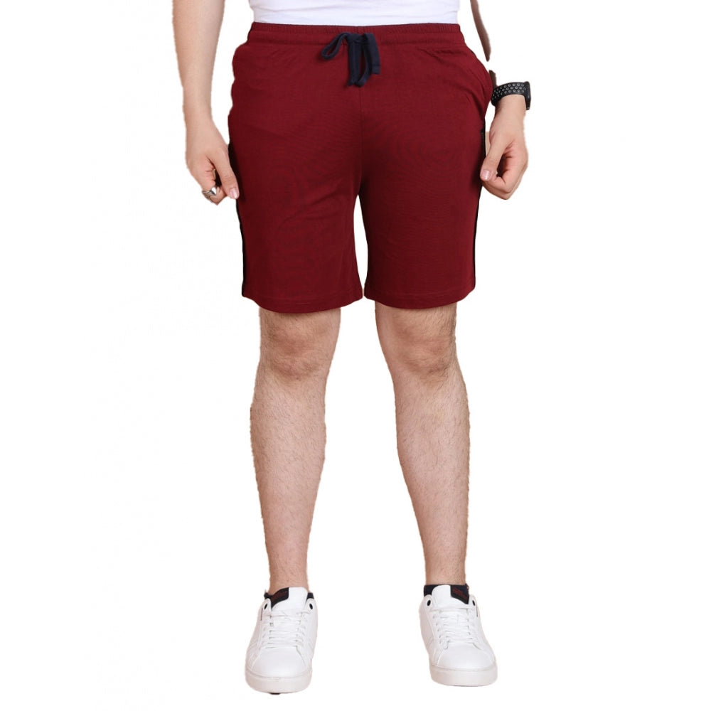 VASTRAA Men’s Cotton Striped Shorts