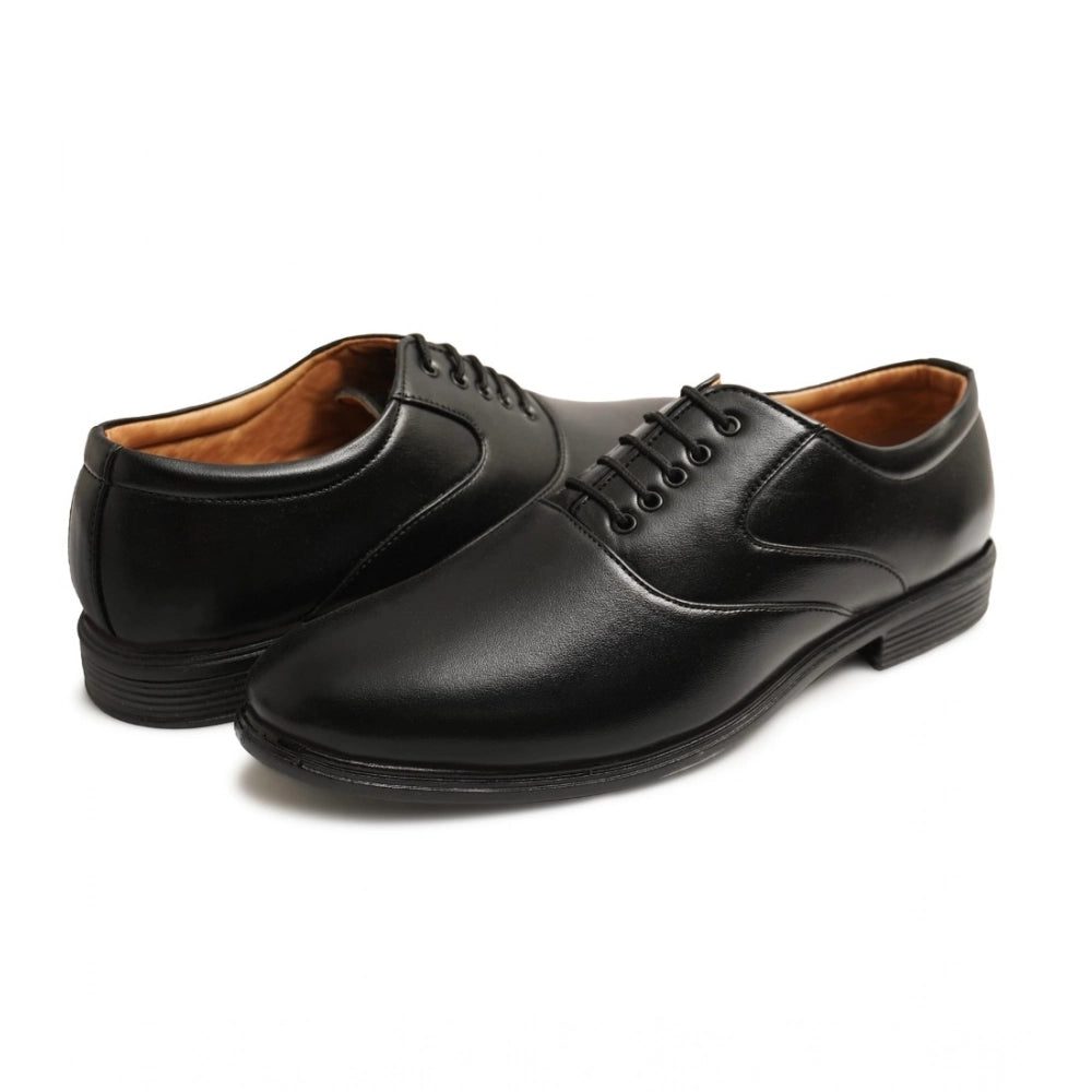 VASTRAA Men’s Faux Leather Lace-Up Formal Shoes