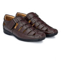VASTRAA Men’s Faux Leather Velcro Sandals