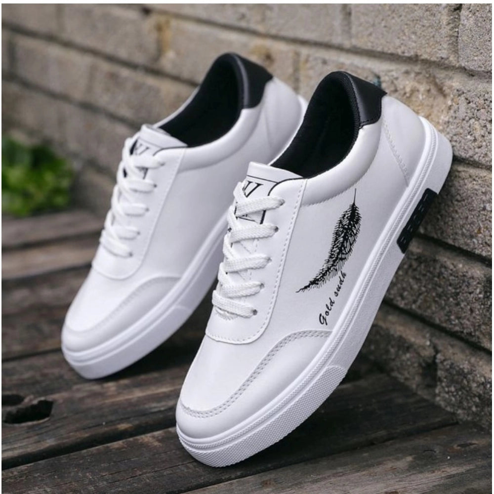 VASTRAA Men’s Synthetic Lace-Up Casual Shoes