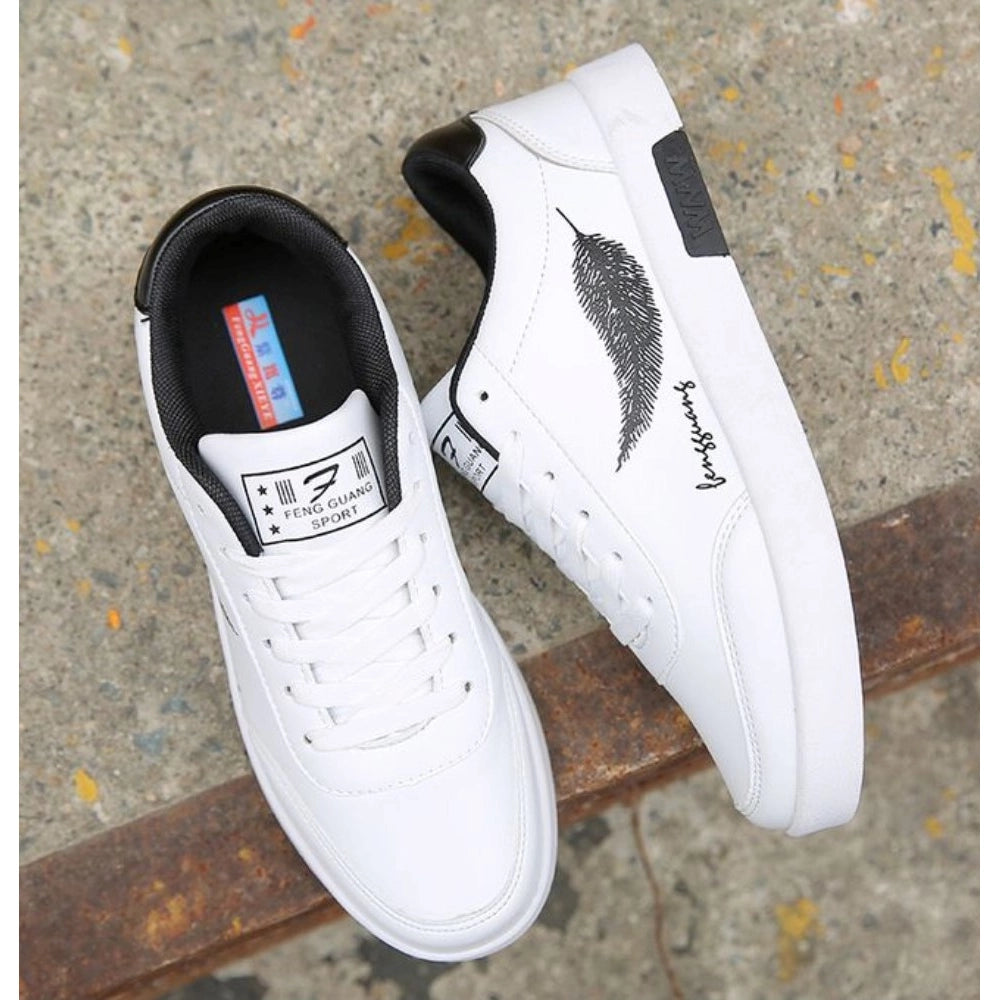 VASTRAA Men’s Synthetic Lace-Up Casual Shoes