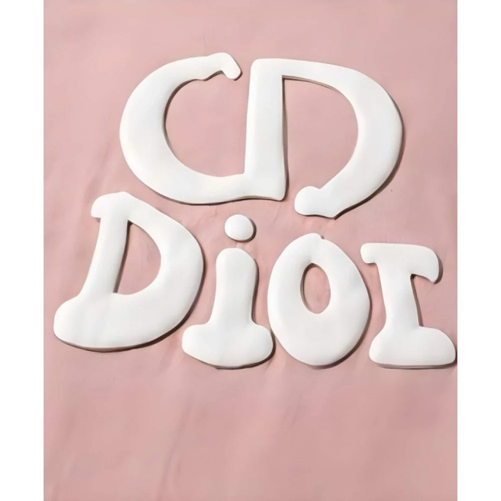 Men's Cotton Blend Printed Oversized Round Neck Half Sleeve T-Shirt (Pink)